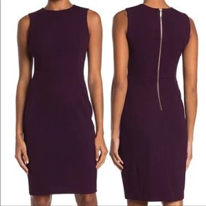 Calvin Klein Fitted Sleeveless Dress